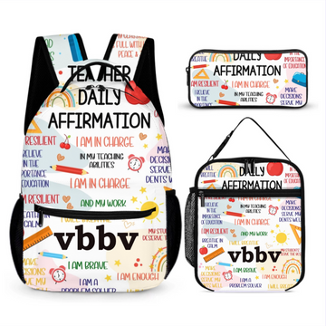 Teacher Daily Affirmation - Personalized Backpack