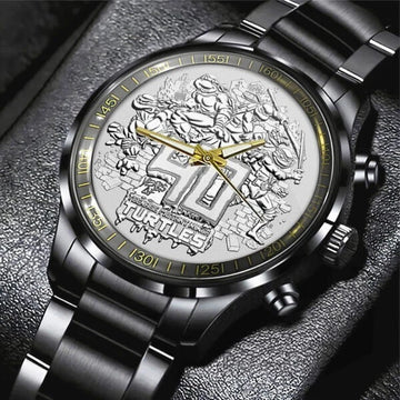 Teenage Mutant Ninja Turtles Black Stainless Steel Watch