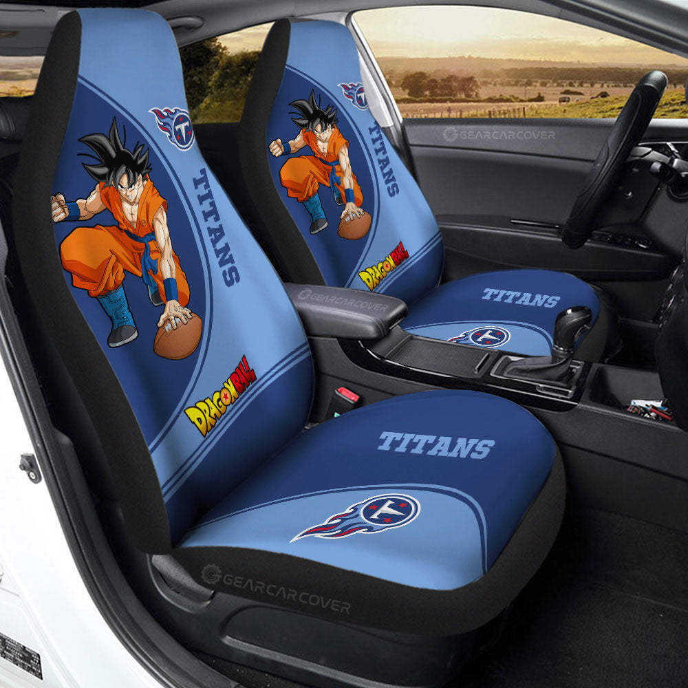 Tennessee Titans Car Seat Covers Goku Car Accessories For Fans