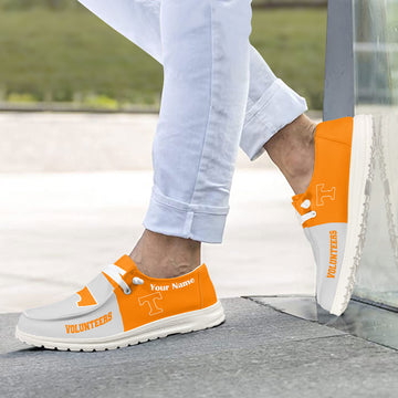 Tennessee Volunteers Hey Dude Shoes, NCAA Shoes – Custom name - Ingenious Gifts Your Whole Fami