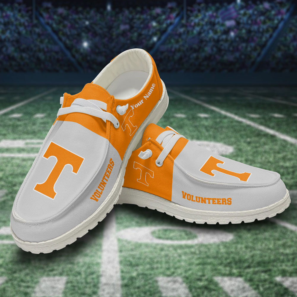 Tennessee Volunteers Hey Dude Shoes, NCAA Shoes – Custom name - Ingenious Gifts Your Whole Fami