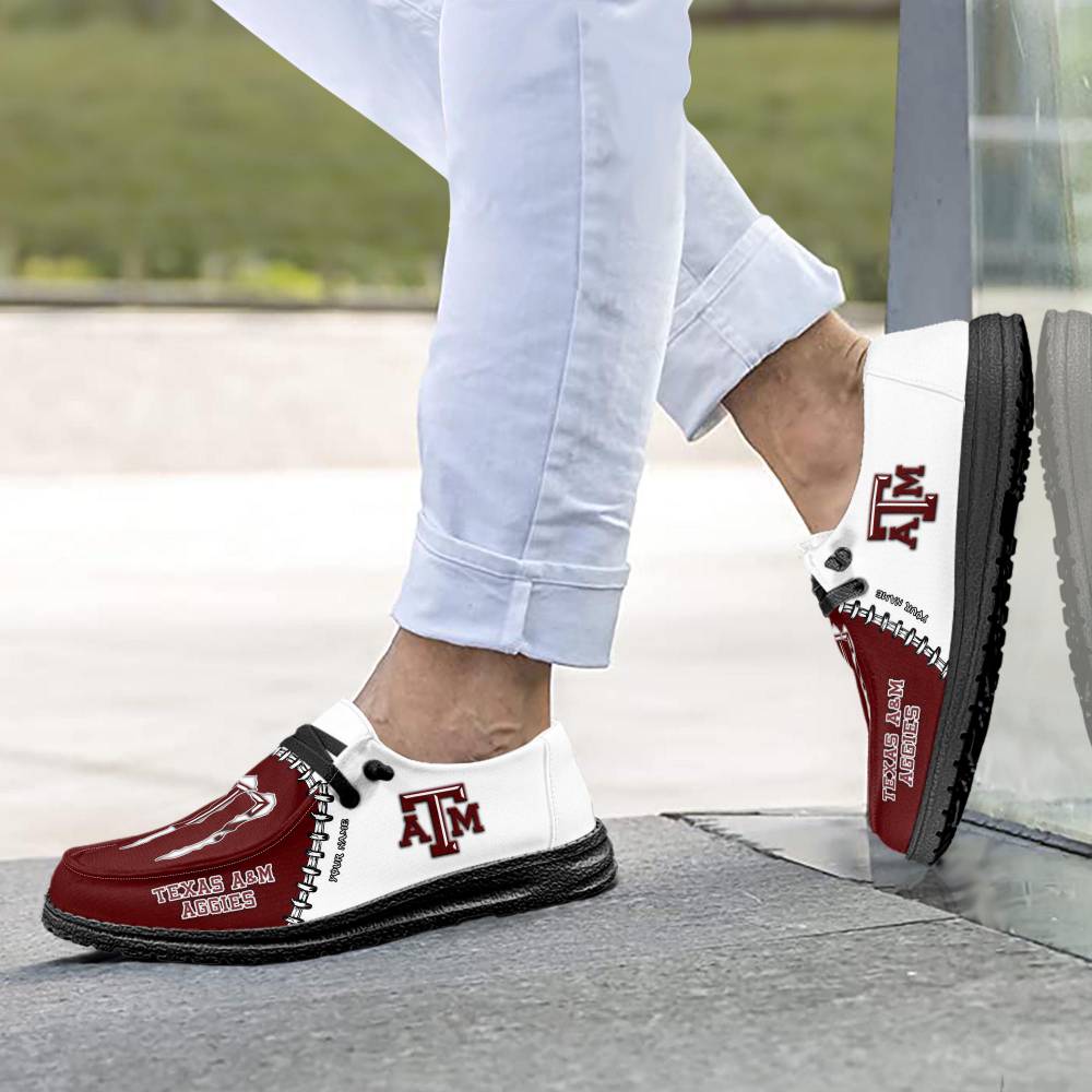 Texas A and M Aggies Hey Dude Shoes, NCAA Shoes, Monster Energy Shoes For Sale - Ingenious Gifts Your Whole Family