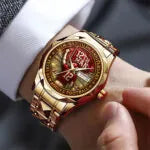 Texas A&M Aggies Football Alloy Luxury Quartz Watch-PFZ10175