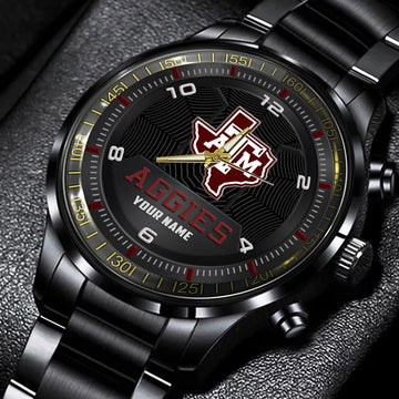 Texas A&M Aggies Stainless Steel Watch