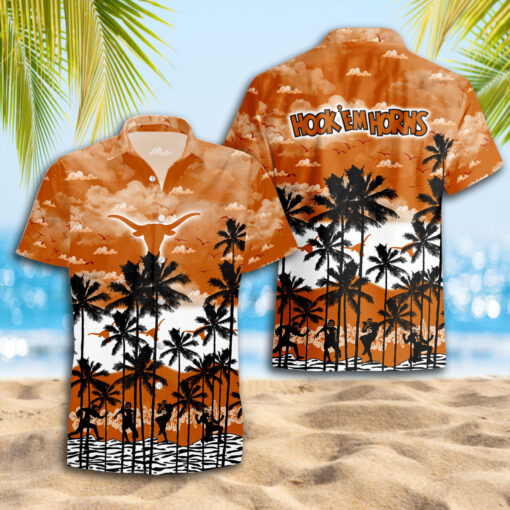 Texas Longhorns Hawaiian Shirt Trending Summer.