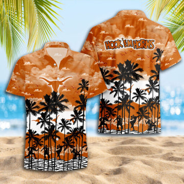 Texas Longhorns Hawaiian Shirt Trending Summer.