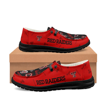 Texas Tech Red Raiders Loafers - Inspired By Hey Dude Shoes Style