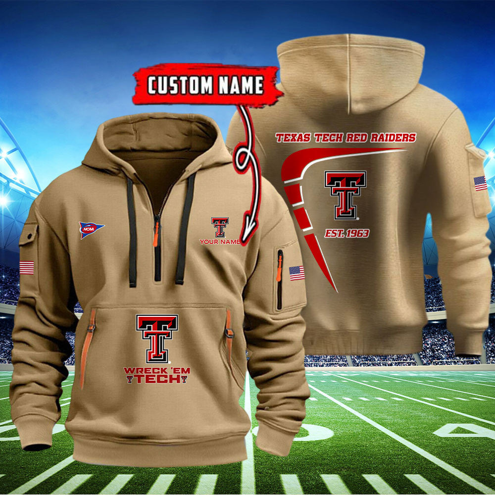 Texas Tech Red Raiders Quarter Zip Hoodie