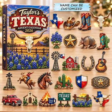 Texas Western Pride advent calendar 2026 - 24-Day Countdown, Acrylic Charms