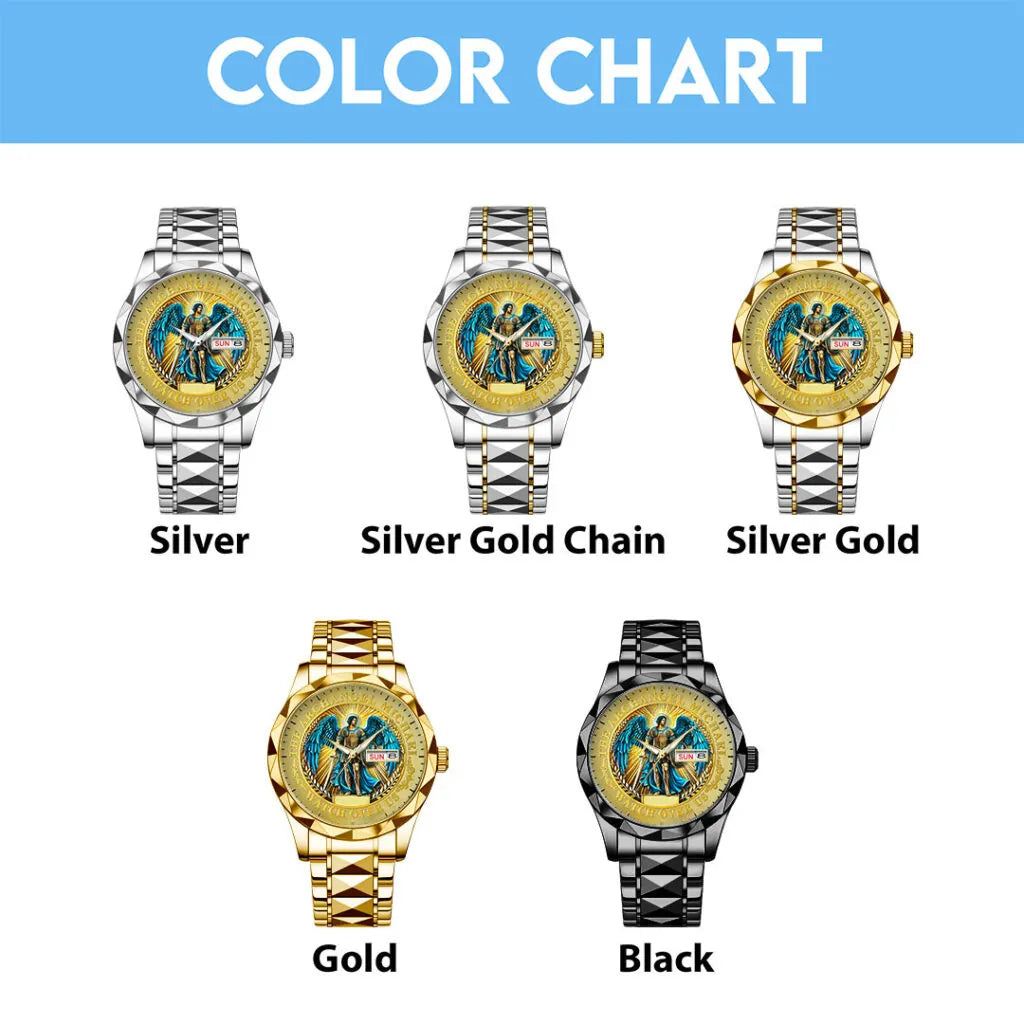 The Archangel Michael Alloy Luxury Quartz Watch – NGHIAVT3735