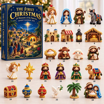 The First Christmas Advent Calendar 2026 - 24-Day Countdown, Acrylic Charms