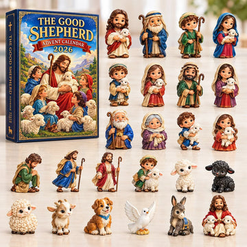 The Good Shepherd advent calendar 2026 - 24-Day Countdown, Acrylic Charms