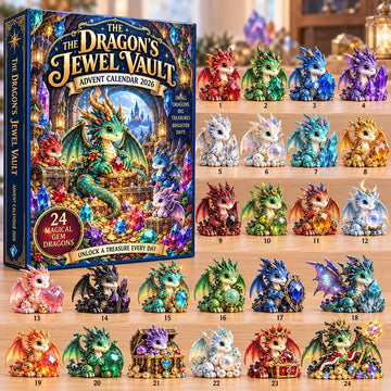 The Jewel Vault Of Dragon advent calendar 2026 - 24-Day Countdown, Acrylic Charms
