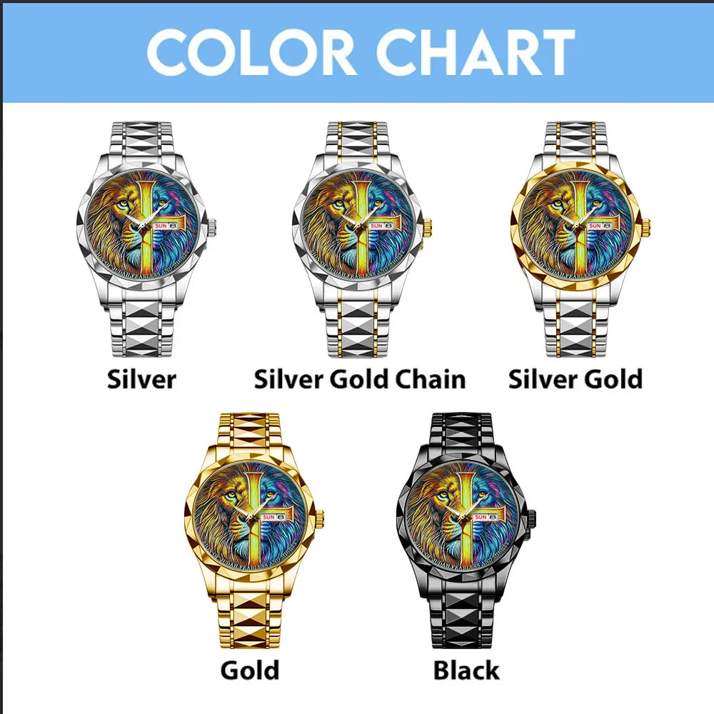 The Lion Of Judah Alloy Luxury Quartz Watch – TANTN 14883