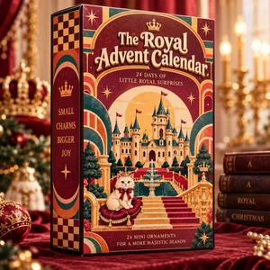 The Royal Advent Calendar 24 Mini Acrylic Ornament Charms 24 Days Of Royal Surprises Princess Castle Christmas Countdown Gift