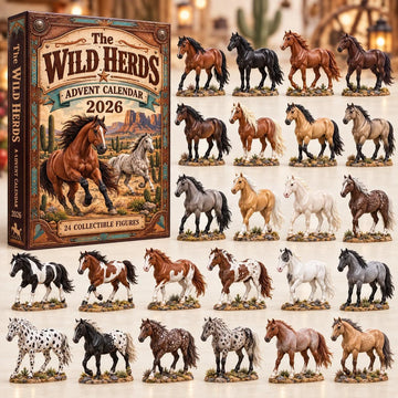 The Wild Herds advent calendar 2026 - 24-Day Countdown, Acrylic Charms