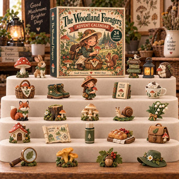 The Woodland Foragers Advent Calendar 2026 - 24-Day Countdown, Acrylic Charms