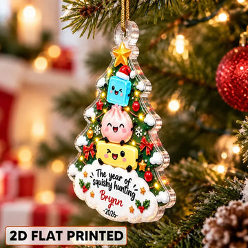 The Year Of Squishies - Personalized Acrylic Ornament - Christmas Gift, Keepsake For Kids, Teenagers