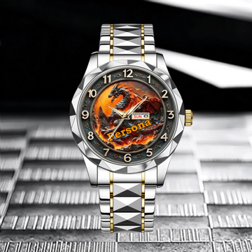 The Roaring Dragon-Personalized Name Watch- Dragon Lovers Gift