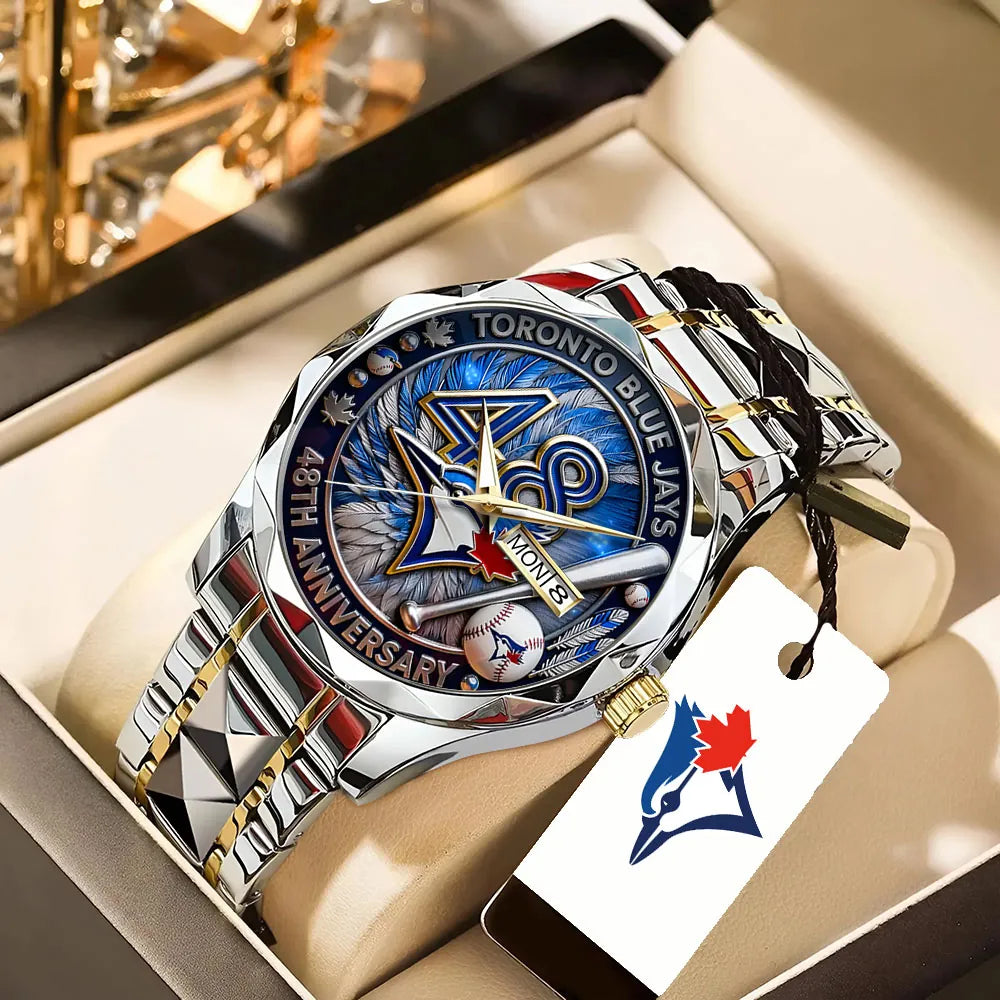 Toronto Blue Jays 48th Anniversary Alloy Luxury Quartz Watch-PFZ10176