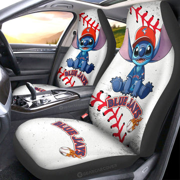 Toronto Blue Jays Car Seat Covers Stitch Theme Collection