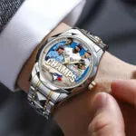 Toronto Blue Jays 2025 American League Champions Alloy Luxury Quartz Watch-PFZ10181