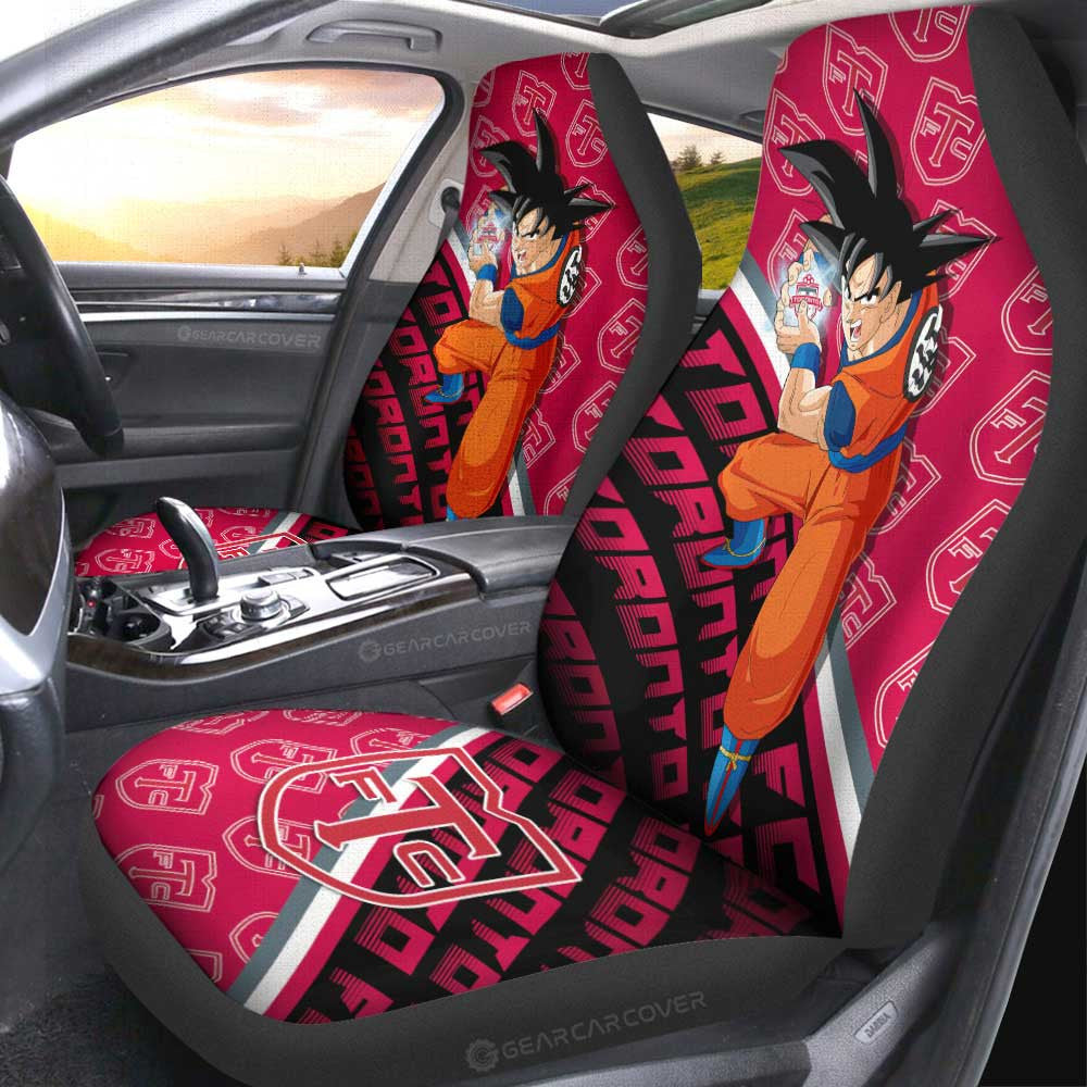 Toronto FC Car Seat Covers Goku Car Accessories For Fans