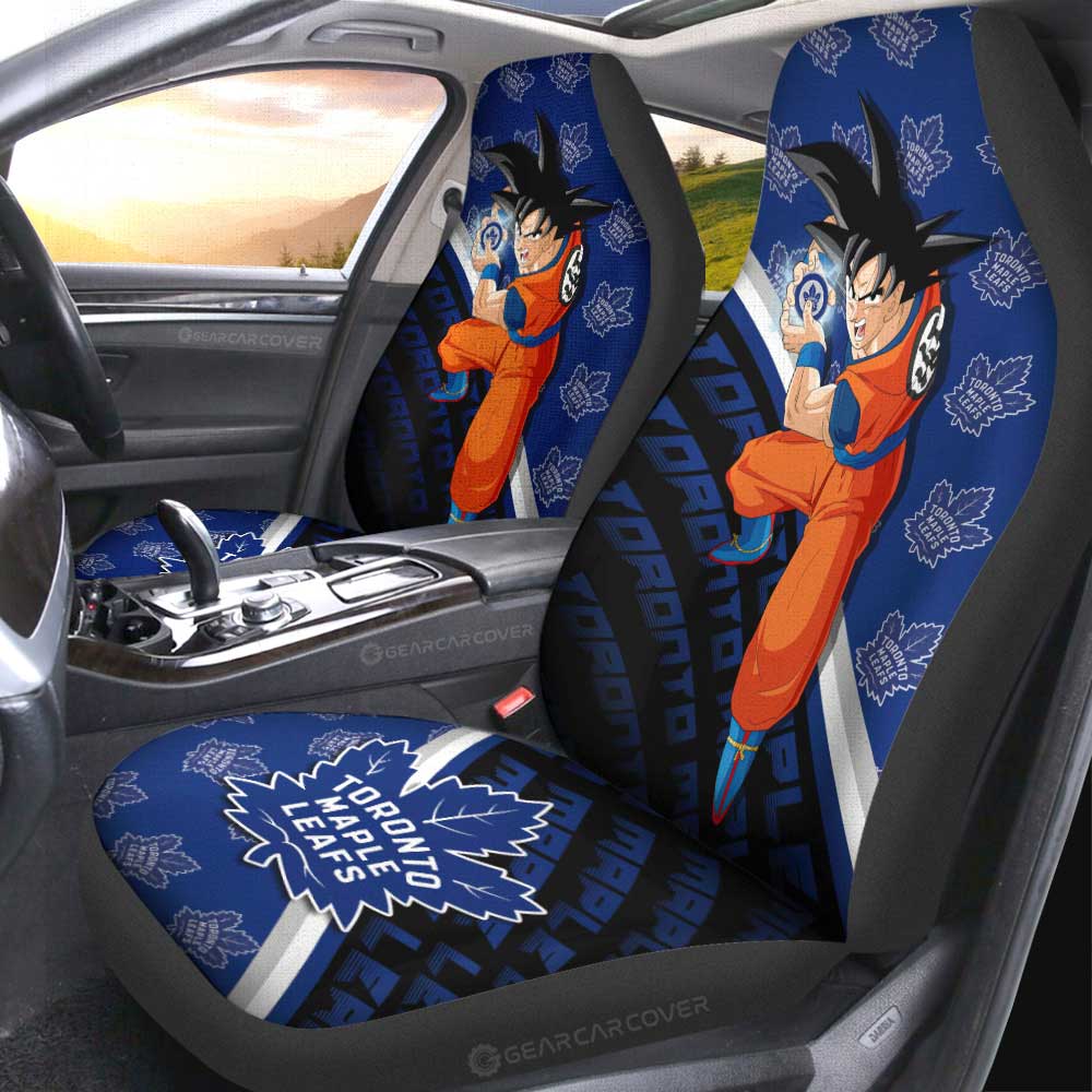Toronto Maple Leafs Car Seat Covers Goku Car Decorations For Fans