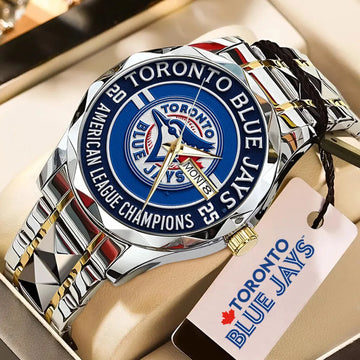Toronto Blue Jays Alloy Luxury Quartz Watch-PFZ10189