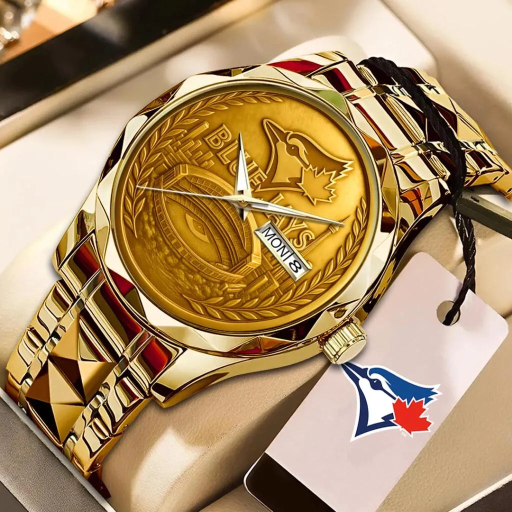 Toronto Blue Jays Alloy Luxury Quartz Watch-PFZ10185