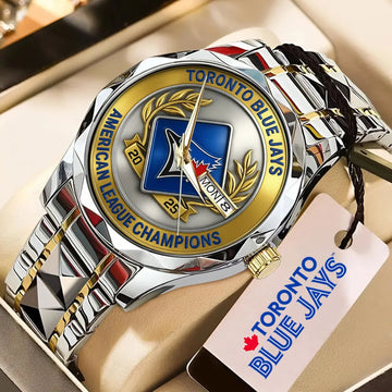 Toronto Blue Jays Alloy Luxury Quartz Watch-PFZ10190