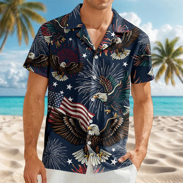 USA 250th Anniversary Eagle 1776-2026 Hawaii Shirt HA75 920852