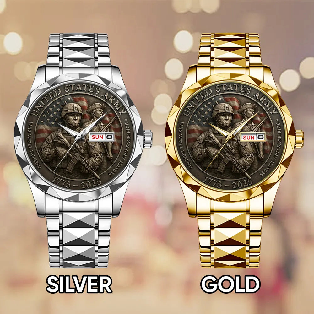 US Army Alloy Luxury Quartz Watch – TMTHU1194