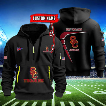 USC Trojans Quarter Zip Hoodie Style