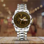 US Marine Corps 250th Anniversary 2025 Alloy Luxury Quartz Watch-PFZ10196
