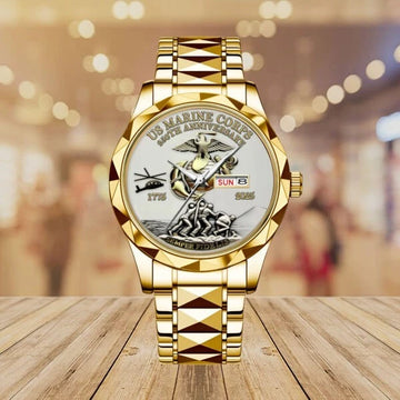 US Marine Corps Alloy Luxury Quartz Watch