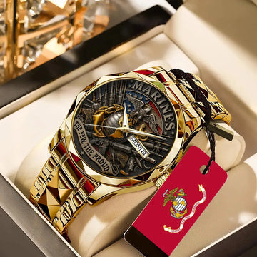 US Marine Corps Alloy Luxury Quartz Watch – TANTN16496