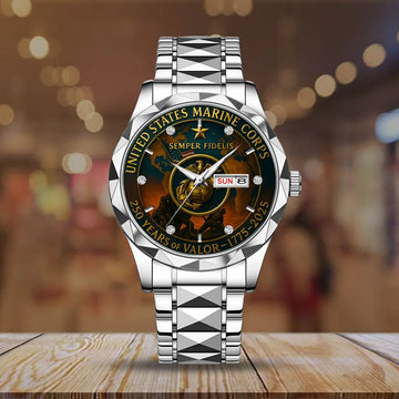 US Marine Corps Alloy Luxury Quartz Watch – TMTHU 052