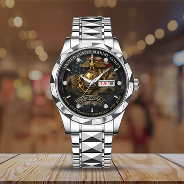 US Marine Corps Alloy Luxury Quartz Watch – TMTHU 053