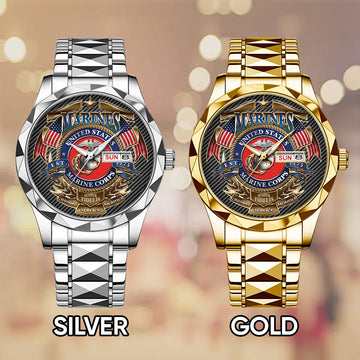 US Marine Corps Alloy Luxury Quartz Watch – TMTHU 107