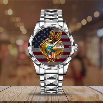 US Marine Corps Alloy Luxury Quartz Watch – TMTHU 241