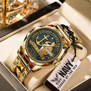 US Navy 250th Anniversary Alloy Luxury Quartz Watch – MAITM13363