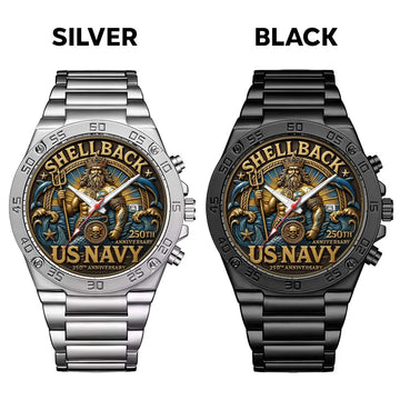 US Navy 250th Anniversary Gentleman Stainless Steel Watch – MAITM12980