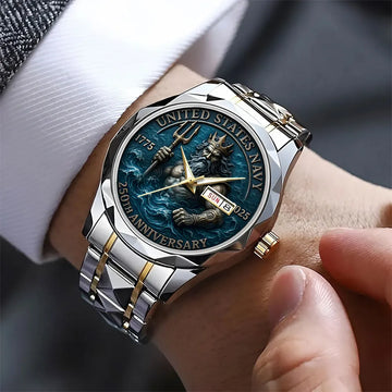 US Navy Alloy Luxury Quartz Watch – TANTN 14635