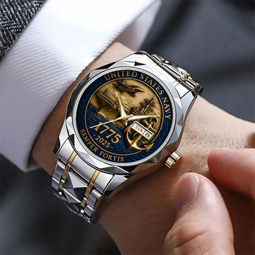 US Navy Alloy Luxury Quartz Watch – TANTN 14637