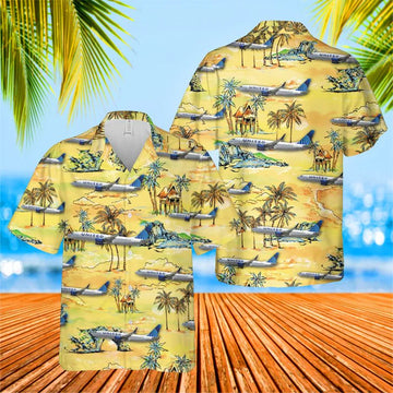 United Airlines Boeing 737-824 Hawaiian Shirt, Hawaiian shirt for men, dad husband veteran HO0123