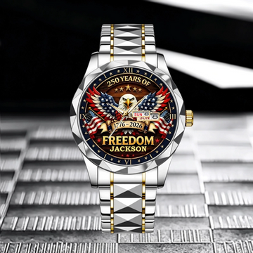 Remember Them Poppy Soldier Customized Watch - Personalized Name - Gift For Veterans, Soldiers