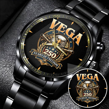 VEGA 250TH-1 Personalized Watch, 250 Years Of Freedom 1776-2026