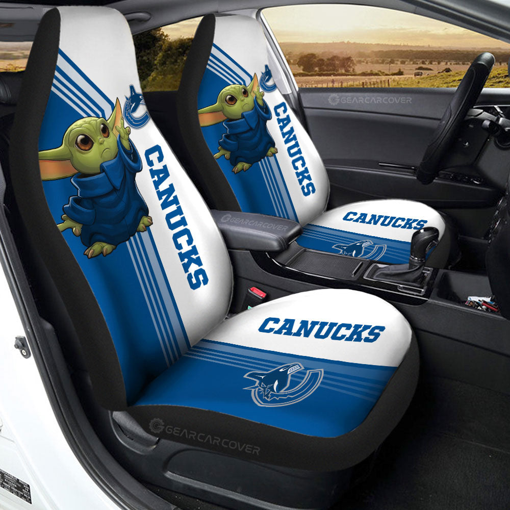 Vancouver Canucks Car Seat Covers Baby Yoda Car Accessories