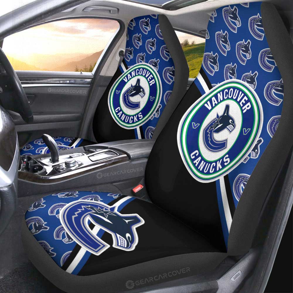 Vancouver Canucks Car Seat Covers Custom Car Accessories For Fans